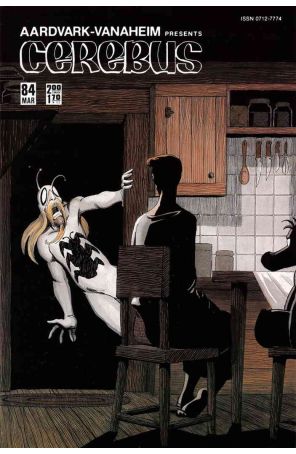 Cerebus the Aardvark 84 published by Aardvark-Vanaheim with cover art by Dave Sim