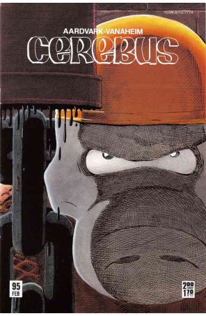 Cerebus the Aardvark 95 published by Aardvark-Vanaheim with cover art by Dave Sim