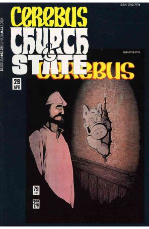Cerebus: Church And State 29 published by Aardvark-Vanaheim with cover art by Dave Sim