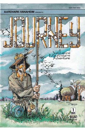 Journey 1 published by Aardvark-Vanaheim with cover art by William Messner-Loebs
