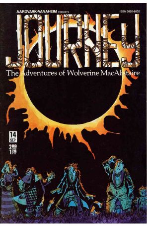 Journey 14 published by Aardvark-Vanaheim with cover art by William Messner-Loebs