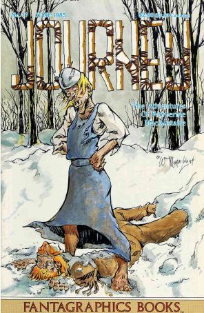 Journey 17 published by Fantagraphics with cover art by William Messner-Loebs
