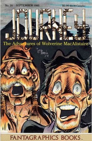 Journey 20 published by Fantagraphics with cover art by William Messner-Loebs