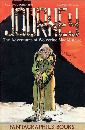 Journey 21 published by Fantagraphics with cover art by William Messner-Loebs