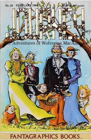 Journey 25 published by Fantagraphics with cover art by William Messner-Loebs