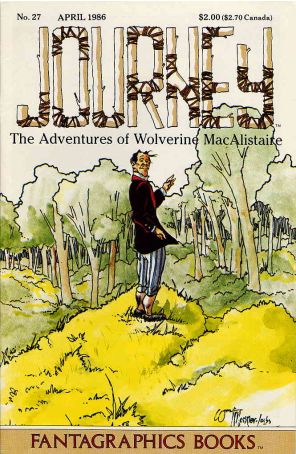 Journey 27 published by Fantagraphics with cover art by William Messner-Loebs