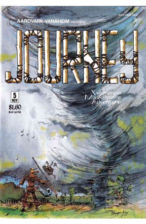 Journey 5 published by Aardvark-Vanaheim with cover art by William Messner-Loebs