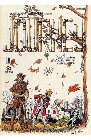 Journey 6 published by Aardvark-Vanaheim with cover art by William Messner-Loebs
