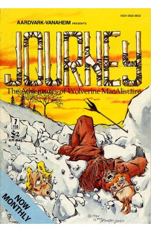 Journey 7 published by Aardvark-Vanaheim with cover art by William Messner-Loebs