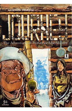 Journey 8 published by Aardvark-Vanaheim with cover art by William Messner-Loebs
