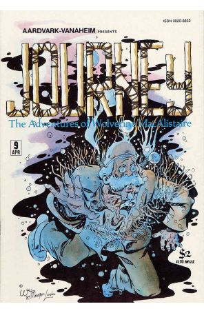 Journey 9 published by Aardvark-Vanaheim with cover art by William Messner-Loebs