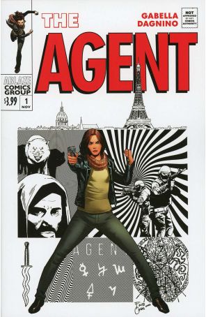 The Agent 1D published by Ablaze with cover art by Fritz Casas