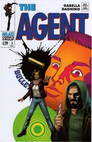 The Agent 2C published by Ablaze with cover art by Fritz Casas