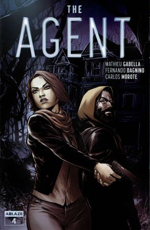 The Agent 4A published by Ablaze with cover art by Julius Ohta