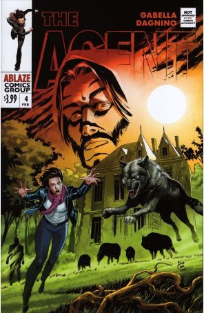 The Agent 4C published by Ablaze with cover art by Fritz Casas