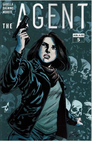 The Agent 5A published by Ablaze with cover art by Rapha Lobosco