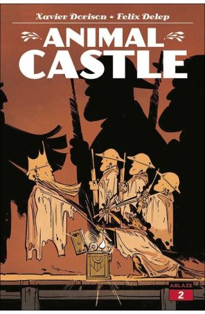 Animal Castle 2B published by Ablaze with cover art by Felix Delep