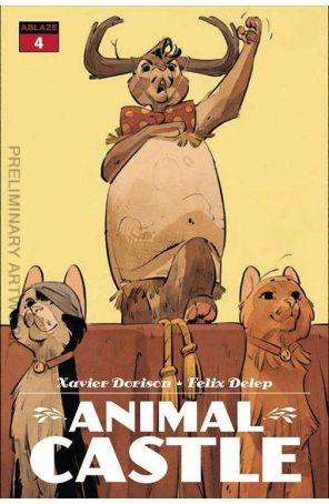 Animal Castle 4B published by Ablaze with cover art by Felix Delep