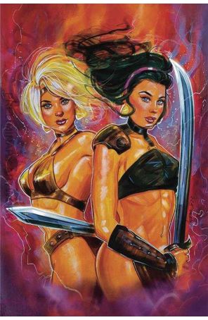 Belit And Valeria: Swords vs Sorcery 2F published by Ablaze with cover art by Suspiria