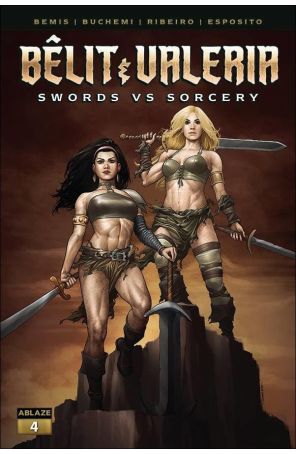Belit And Valeria: Swords vs Sorcery 4B published by Ablaze with cover art by Fabrizio De Tomasso