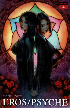 Eros/Psyche 4A published by Ablaze with cover art by Elias Chatzoudis