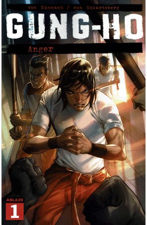 Gung-Ho: Anger 1A published by Ablaze with cover art by Stephen Segovia