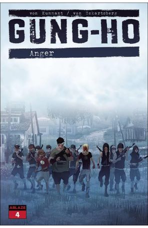 Gung-Ho: Anger 4D published by Ablaze with cover art by Thomas Von Kummant