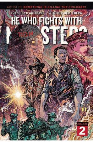 He Who Fights With Monsters 2C published by Ablaze with cover art by Vincenzo Riccardi