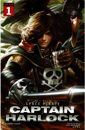 Space Pirate Captain Harlock 1A published by Ablaze with cover art by Derrick Chew