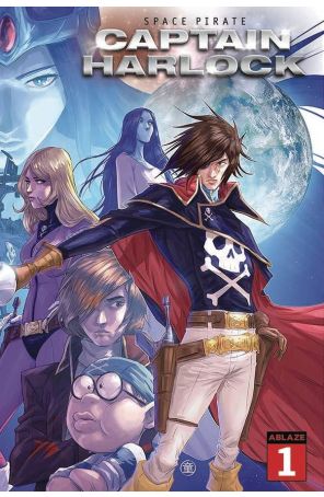 Space Pirate Captain Harlock 1F published by Ablaze with cover art by Andie Tong