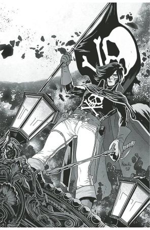 Space Pirate Captain Harlock 1I published by Ablaze with cover art by Yanick Paquette