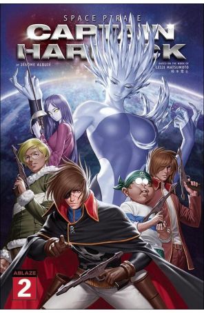 Space Pirate Captain Harlock 2B published by Ablaze with cover art by Jung-Geun Yoon