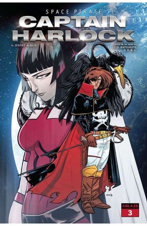 Space Pirate Captain Harlock 3D published by Ablaze with cover art by Cian Tormey