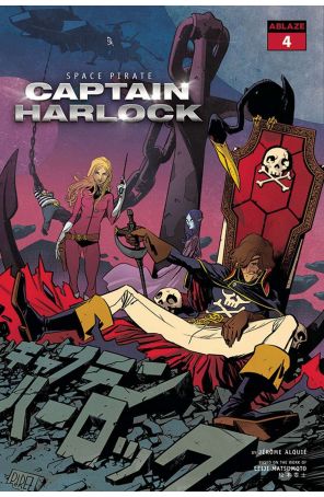 Space Pirate Captain Harlock 4A published by Ablaze with cover art by Ramon K. Perez