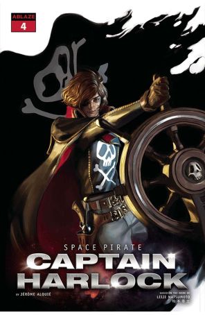 Space Pirate Captain Harlock 4B published by Ablaze with cover art by Miguel Mercado