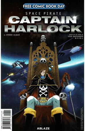 Space Pirate Captain Harlock FCBD 2021 published by Ablaze with cover art by Derrick Chew