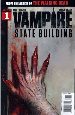 Vampire State Building 1A published by Ablaze with cover art by Charlie Adlard