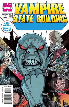 Vampire State Building 1D published by Ablaze with cover art by Guilherme Balbi