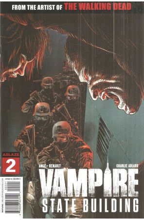 Vampire State Building 2B published by Ablaze with cover art by Charlie Adlard