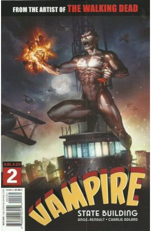 Vampire State Building 2C published by Ablaze with cover art by Charlie Adlard