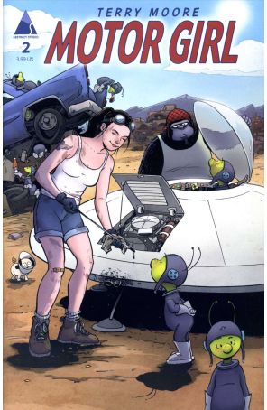 Motor Girl 2 published by Abstract with cover art by Terry Moore
