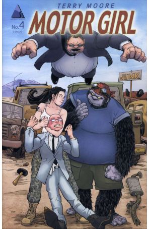Motor Girl 4 published by Abstract with cover art by Terry Moore