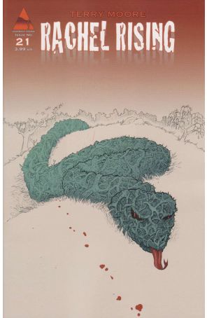 Rachel Rising 21 published by Abstract with cover art by Terry Moore