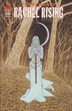 Rachel Rising 28 published by Abstract with cover art by Terry Moore