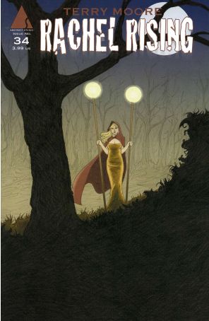 Rachel Rising 34 published by Abstract with cover art by Terry Moore