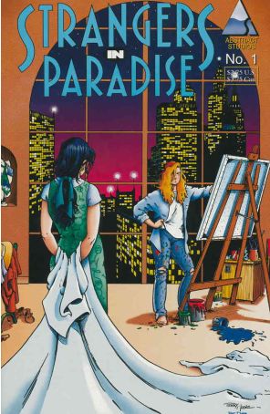 Strangers in Paradise (2nd Series) 1 (3rd) published by Abstract
