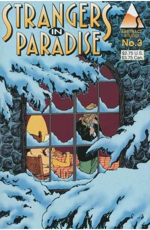 Strangers in Paradise (2nd Series) 3 (3rd) published by Abstract with cover art by Terry Moore