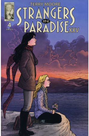 Strangers in Paradise XXV 4 published by Abstract with cover art by Terry Moore