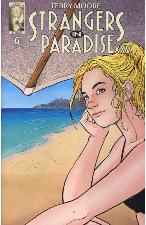 Strangers in Paradise XXV 6 published by Abstract with cover art by Terry Moore