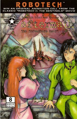 Robotech: Aftermath 8 published by Academy with cover art by Tavisha Wolfgarth